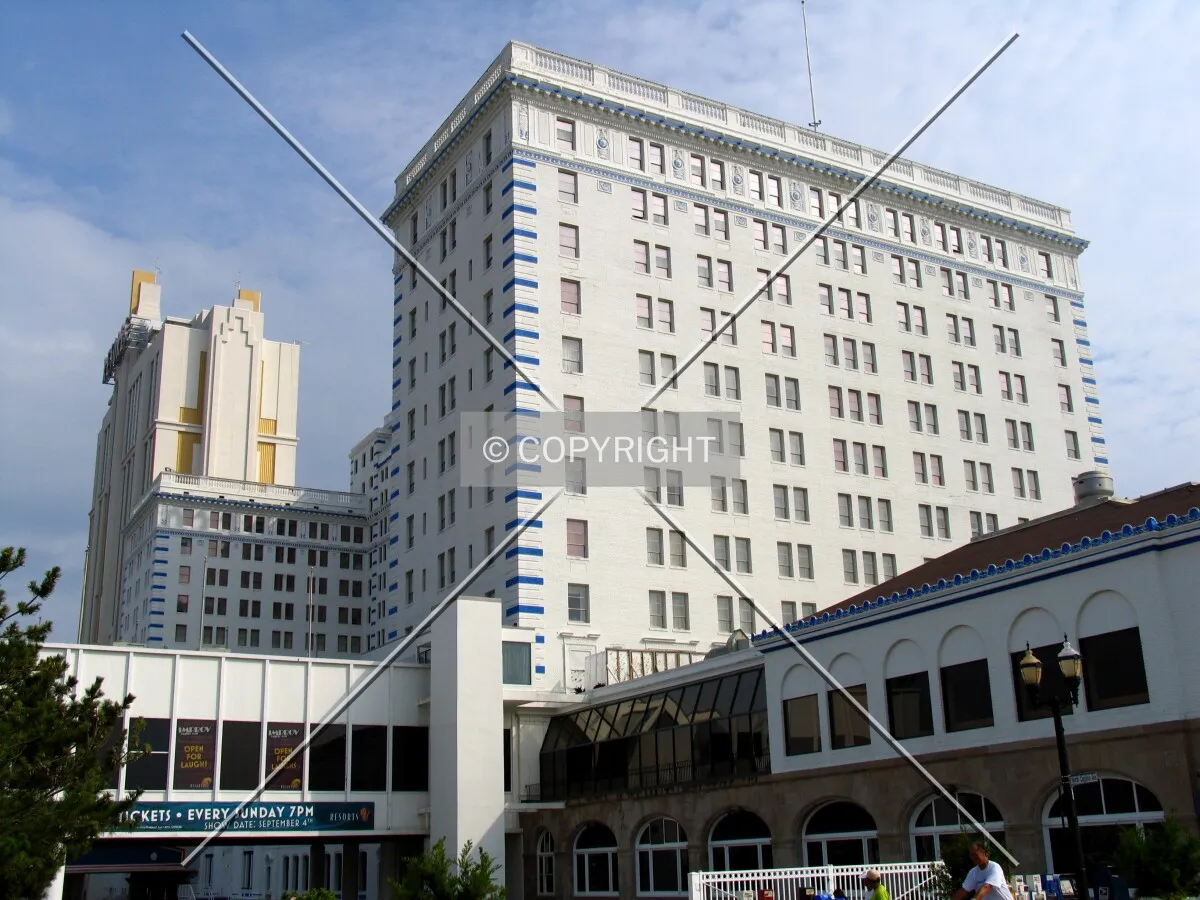View from the southeast on the Boardwalk