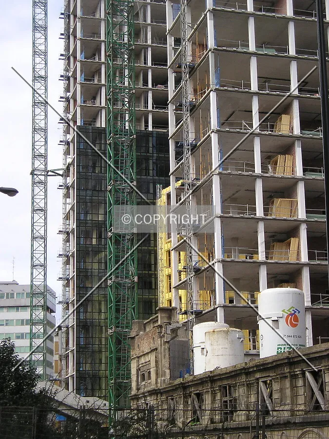 View in comparison with the other tower