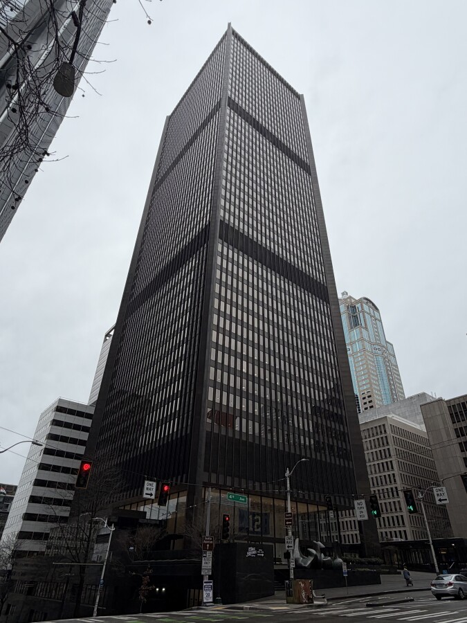 Looking northeast from 4th Avenue