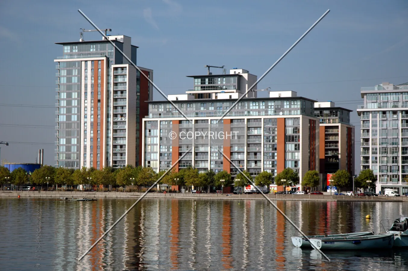View across Royal Victoria Dock