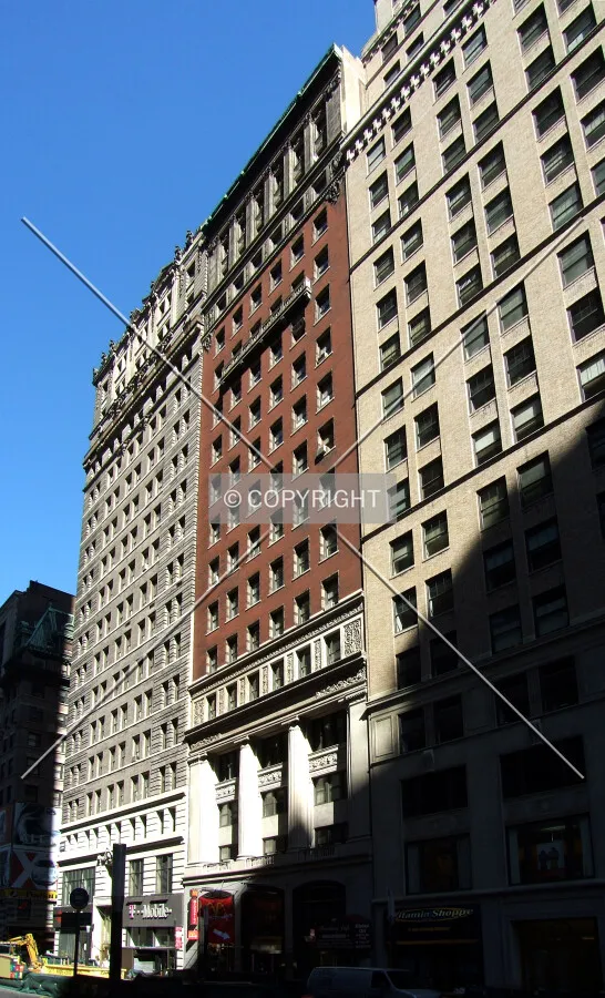 View from the southwest across Broadway
