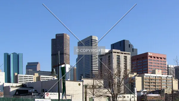 Partial skyline view as seen from Coors Field