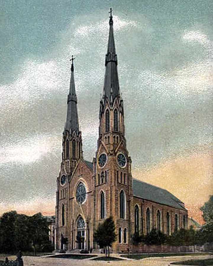 Vintage view from the east