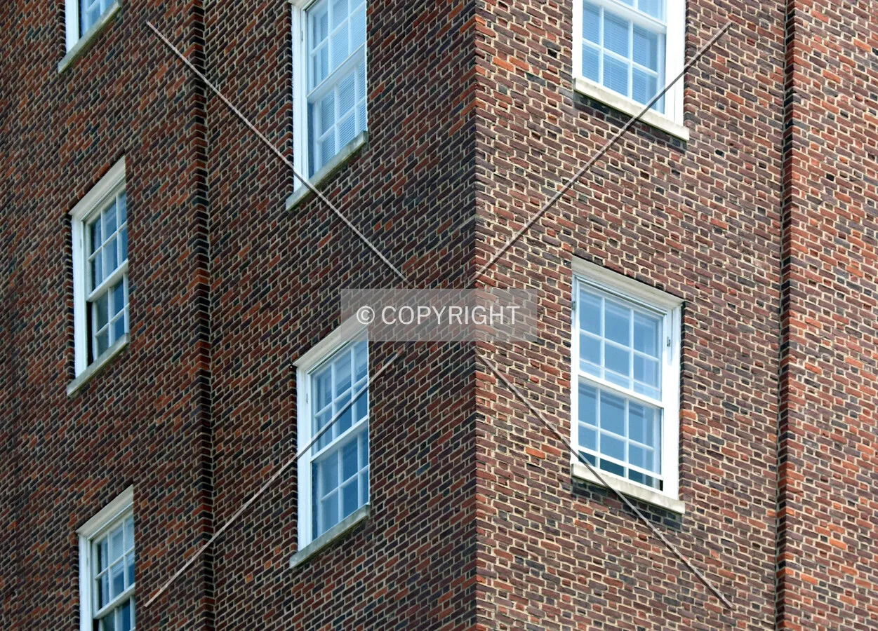 Detail of the northwest corner