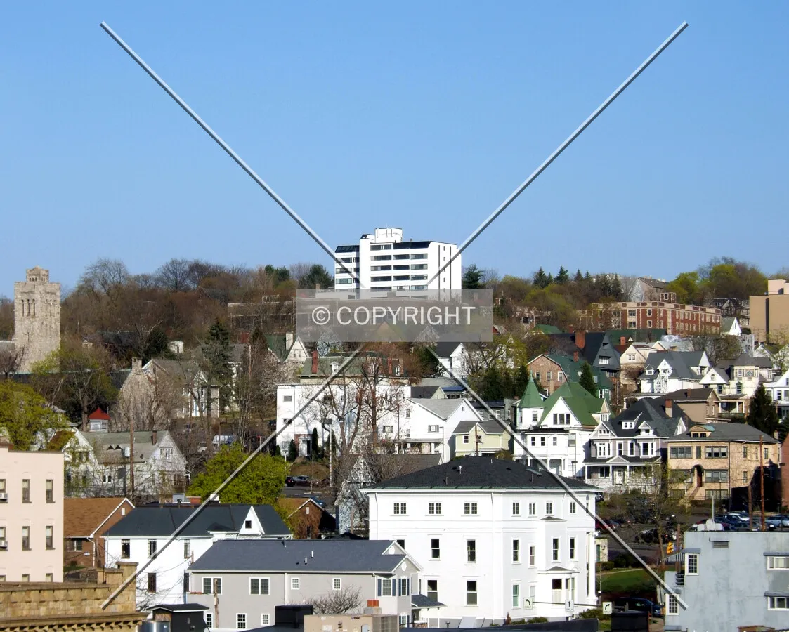 View from the west