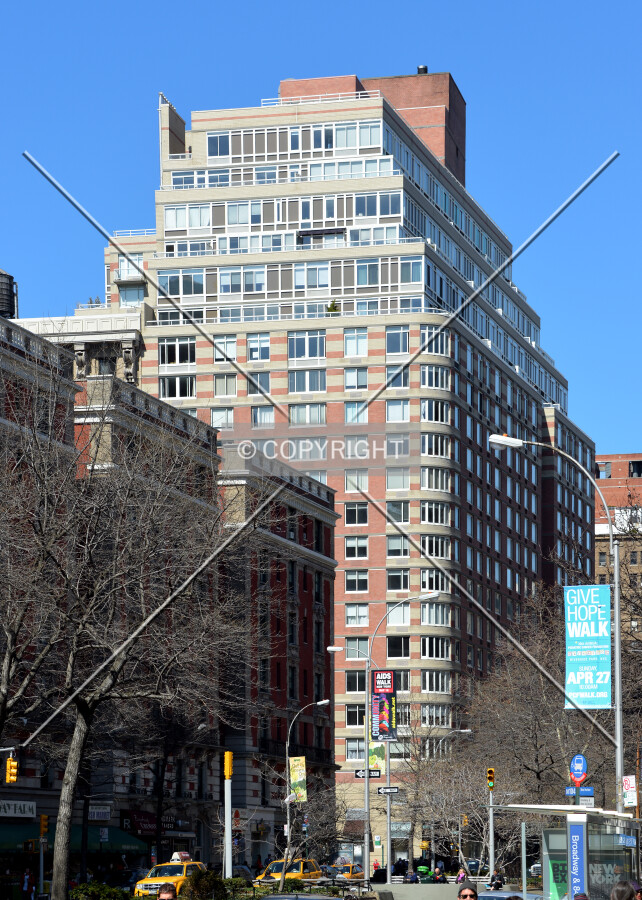 View from the south at Broadway and 85th Streets