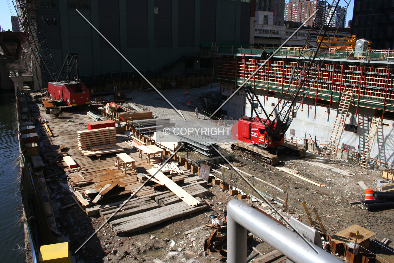 Future plaza and south side
