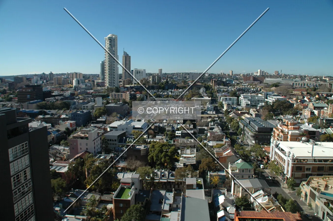 East Sydney viewed from the west