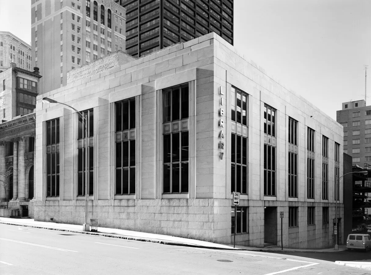 1950 addition to the west end from the north
