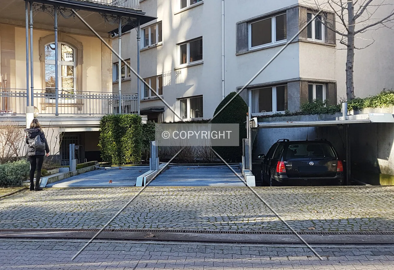 Double-decker parking spaces