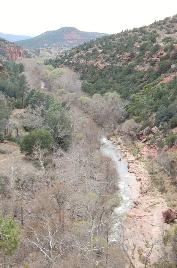 View of Oak Creek canyon