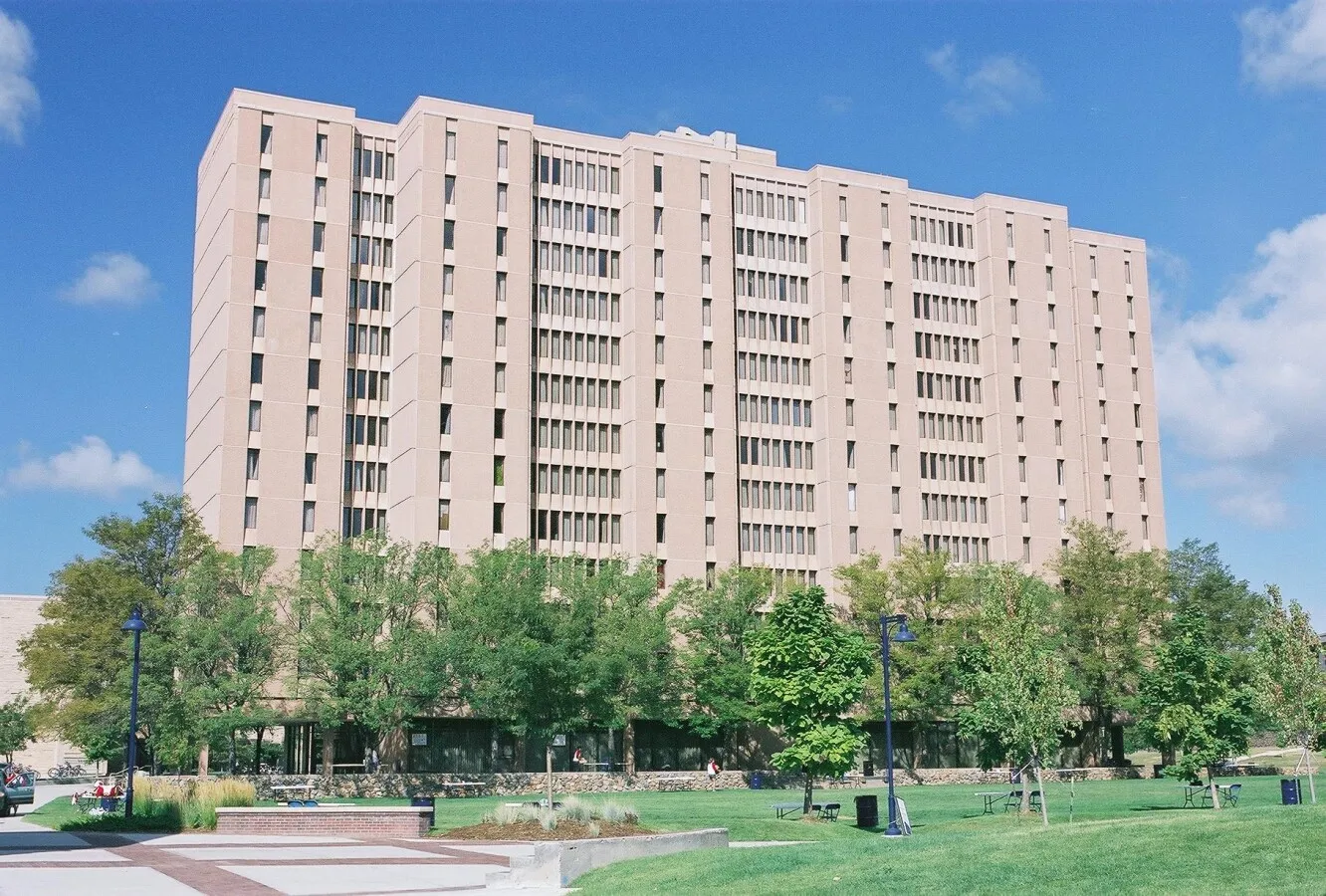 View from the east