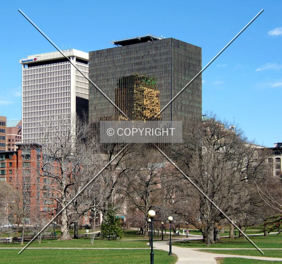 View northeast from Bushnell Park