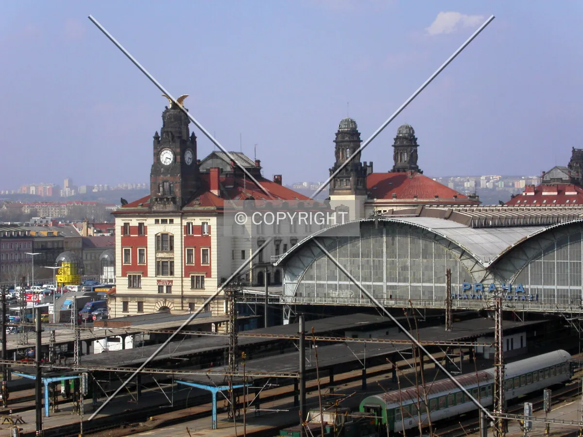 Main train station in the Old Town