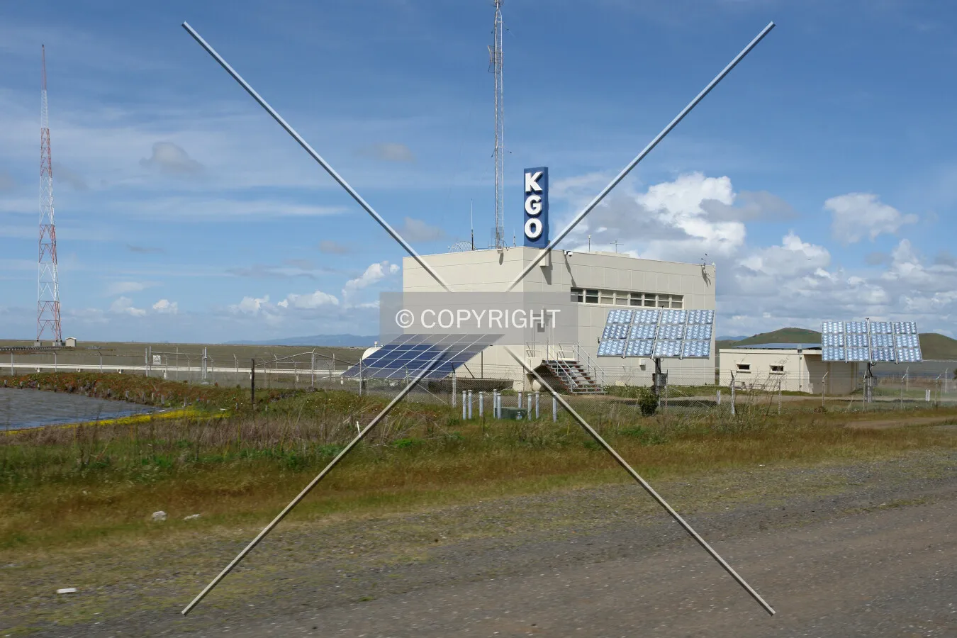 KGO substation and solar panels