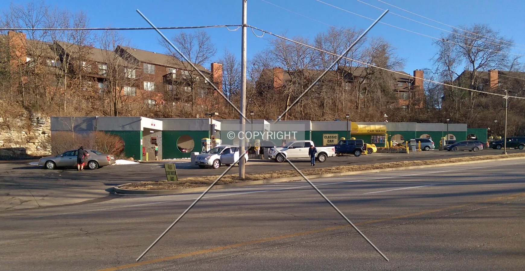 View from the west; March 7, 2015