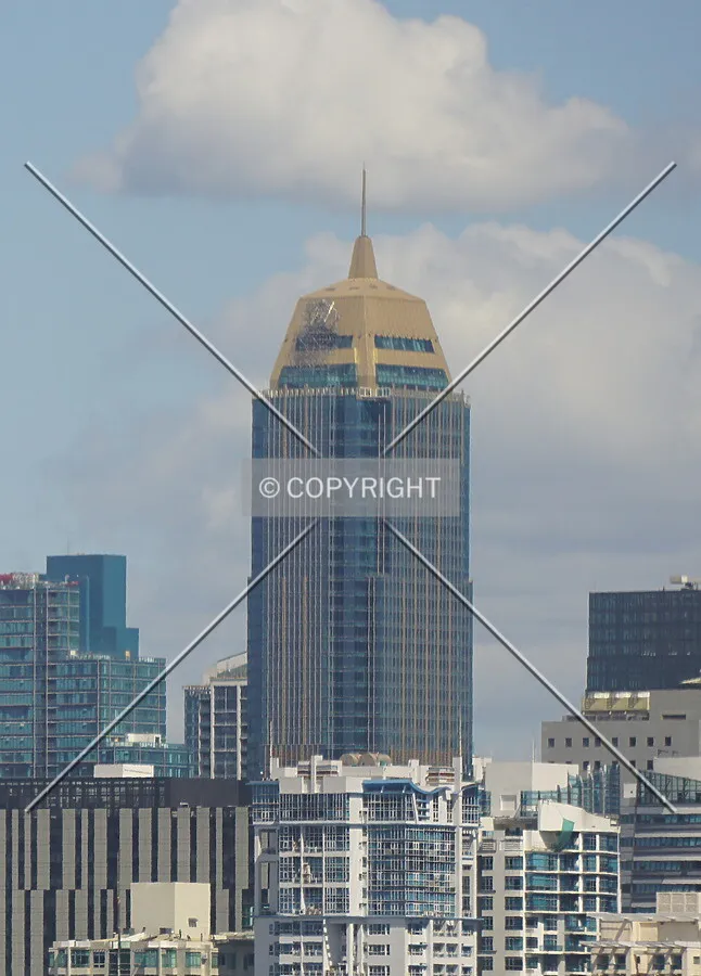Distant view from the west; February 21, 2018