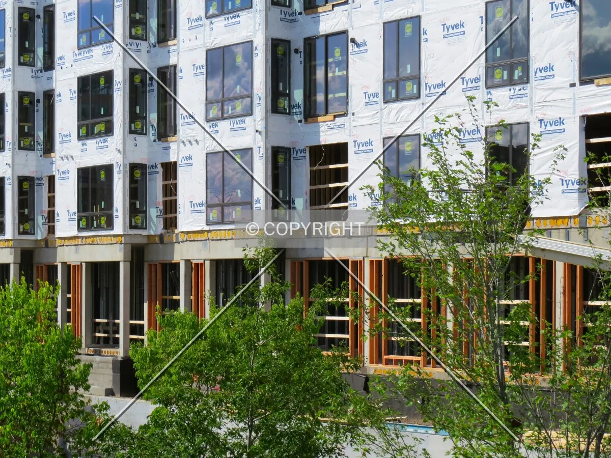 Windows and walls from Emerson Avenue South