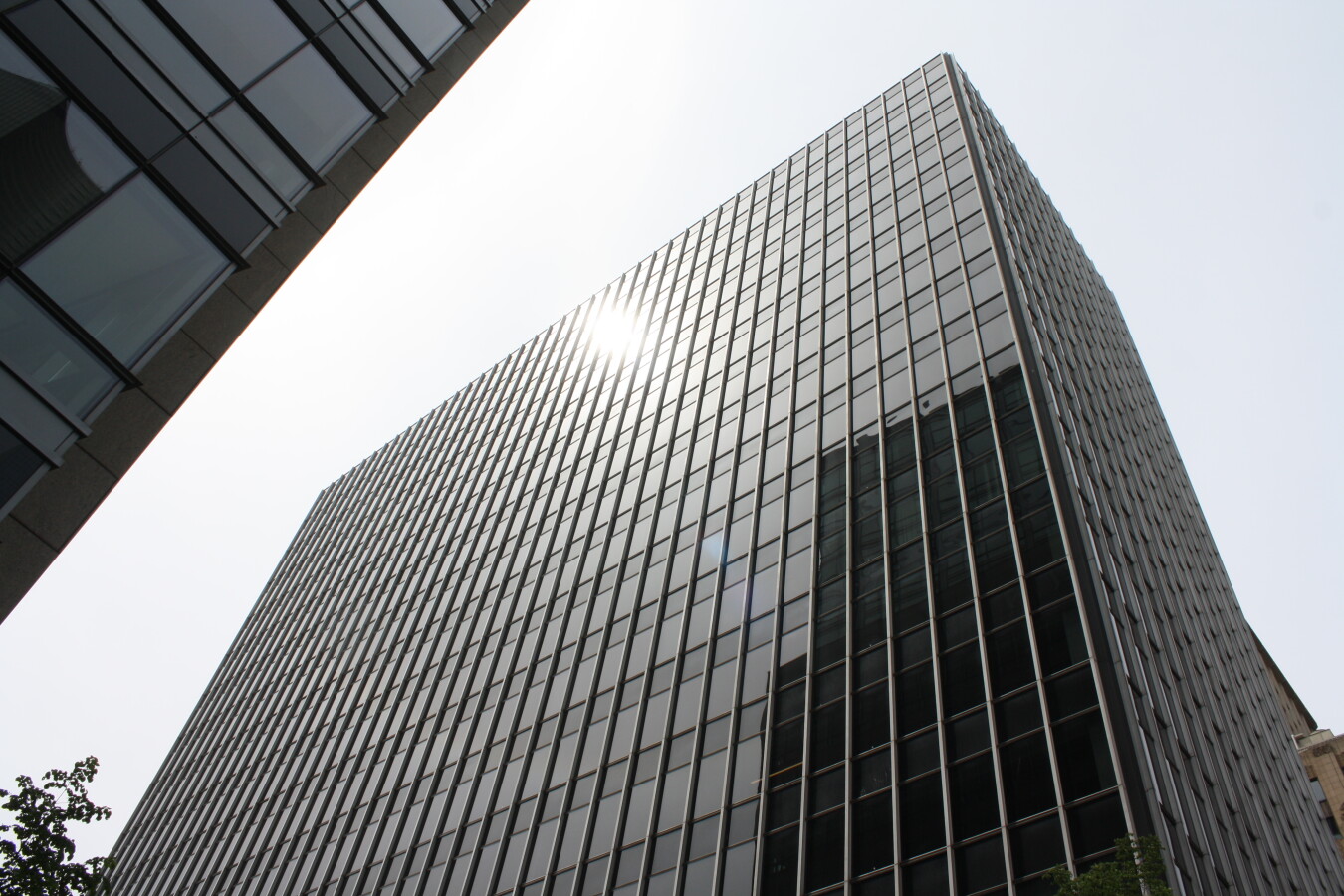 Looking northwest from 2nd Avenue
