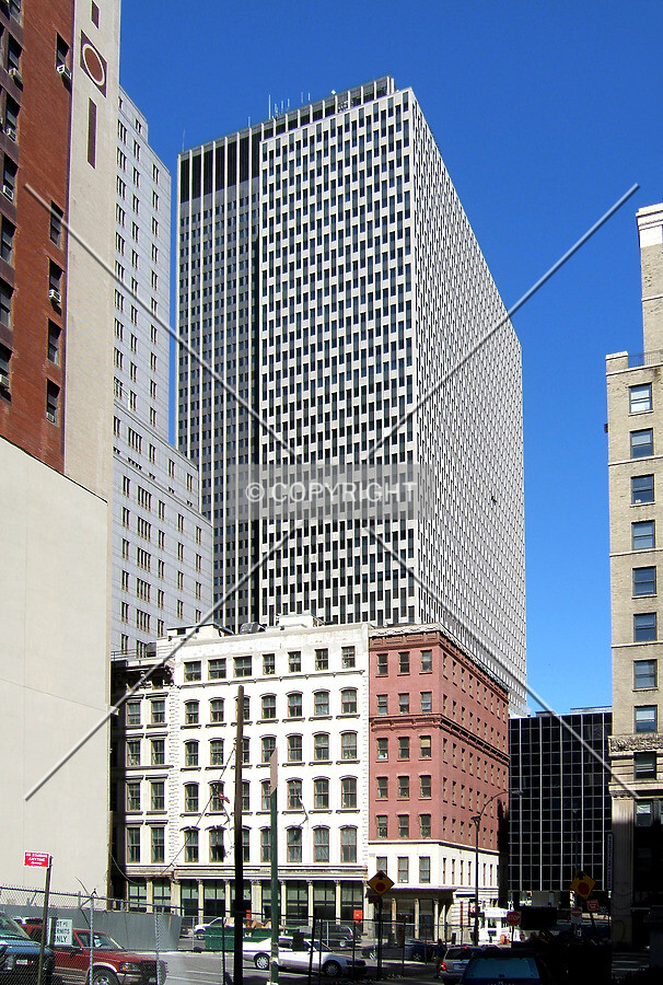 View from the south across Chambers Street