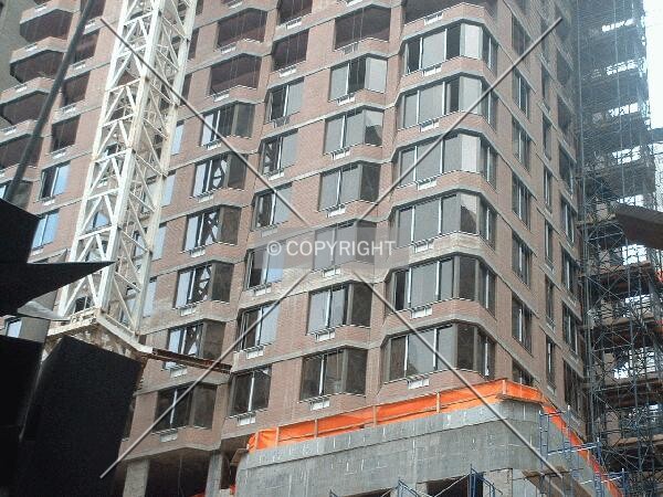 Windows installed between 7th and 12th floors