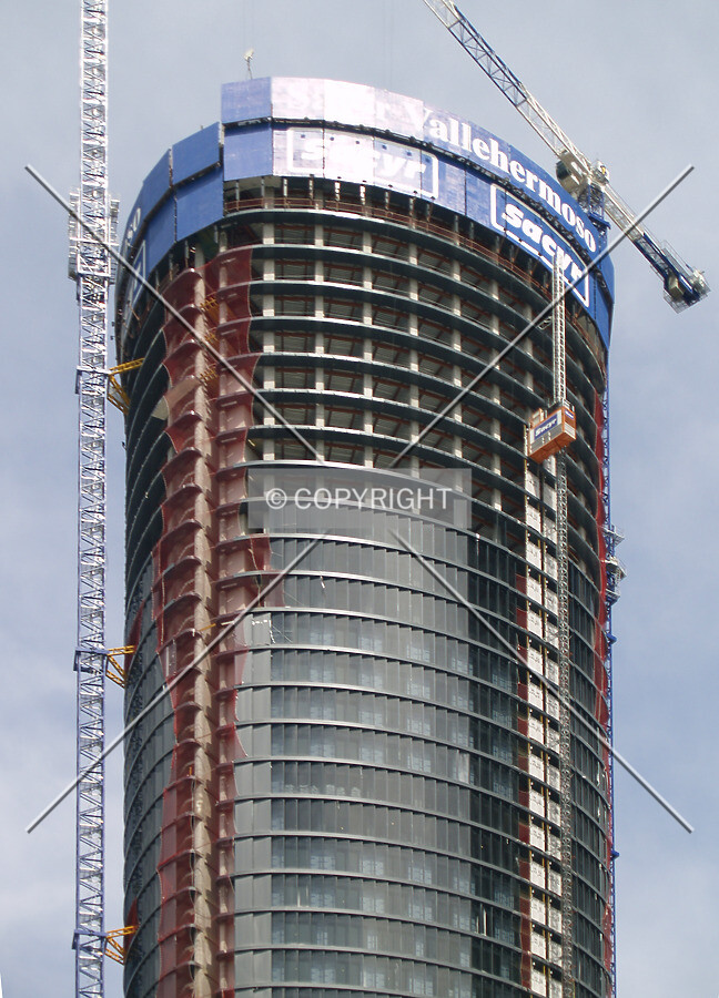 Top floors from the west