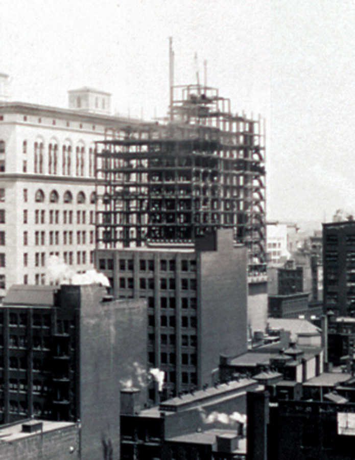 Vintage view from the southeast