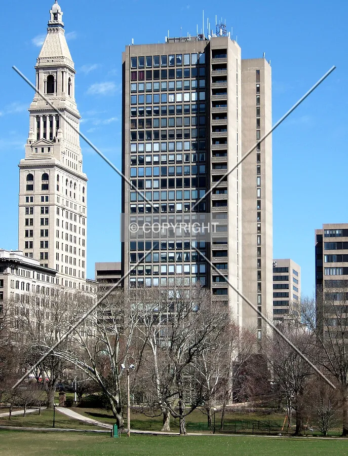 View from the west across Bushnell Park