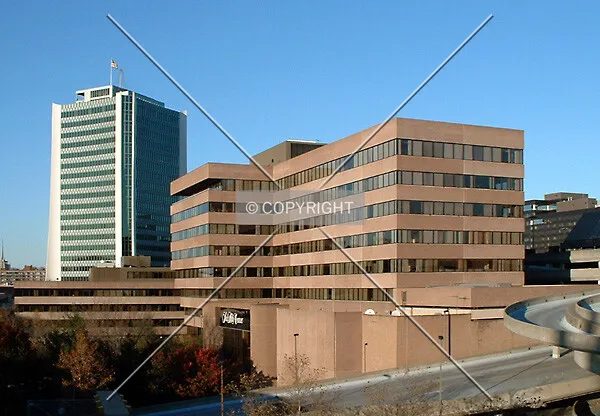 Landmark Tower and Six Landmark Square from southwest
