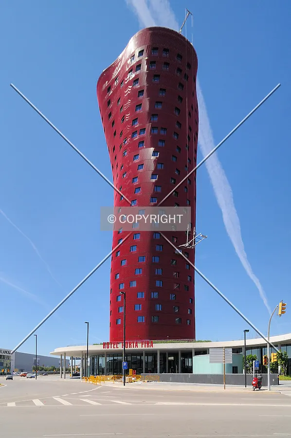 Hotel Porta Firal designed by architect Toyo Ito