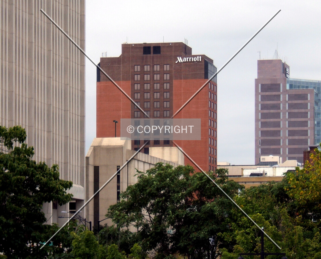 View from the northeast along 5th Street