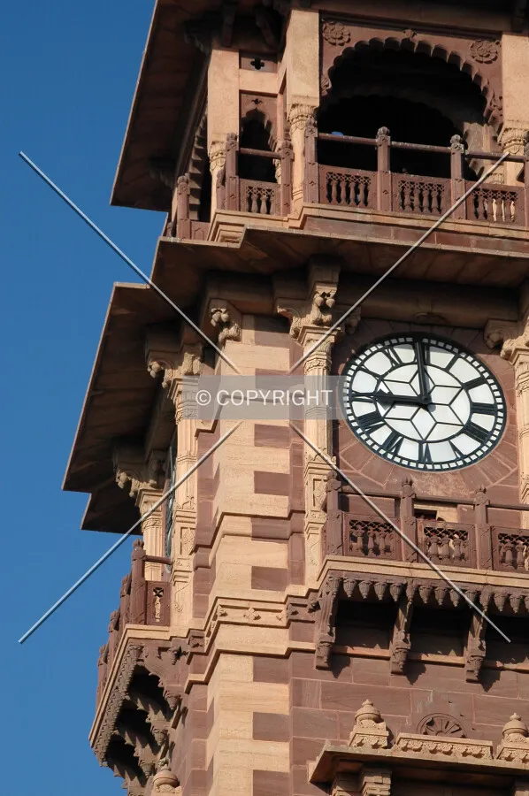 Detail on the tower