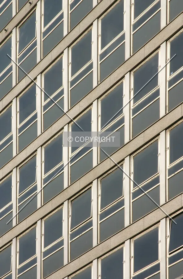 Façade detail on the west side