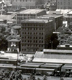Vintage view from the northeast