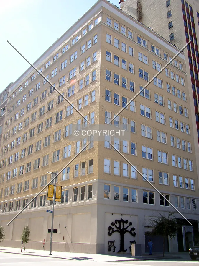 Looking southwest from Texas Avenue