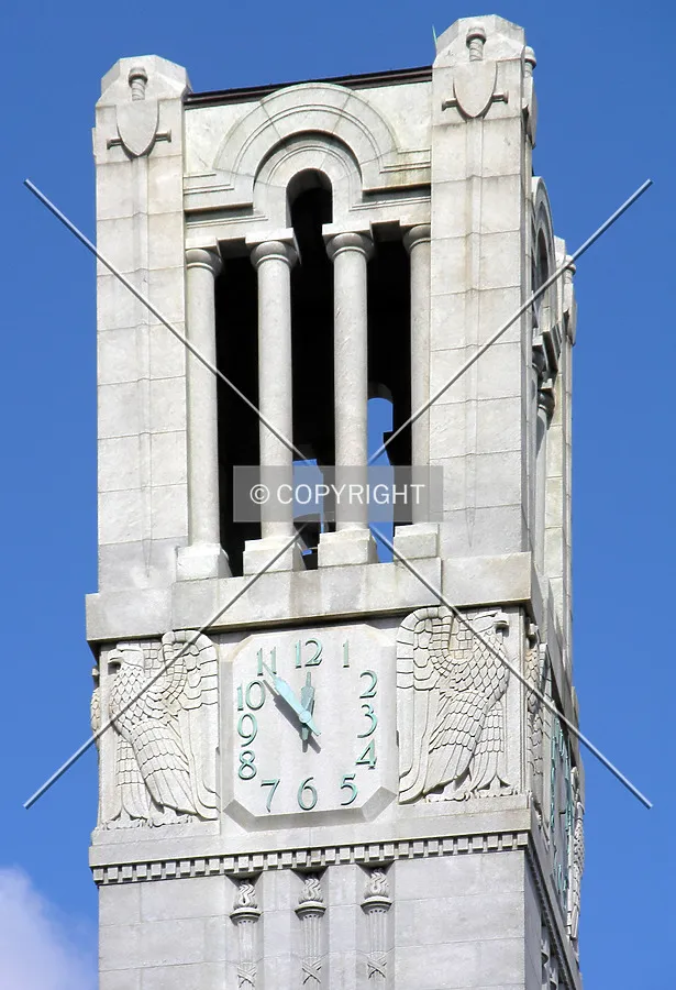 Top of the tower from the south