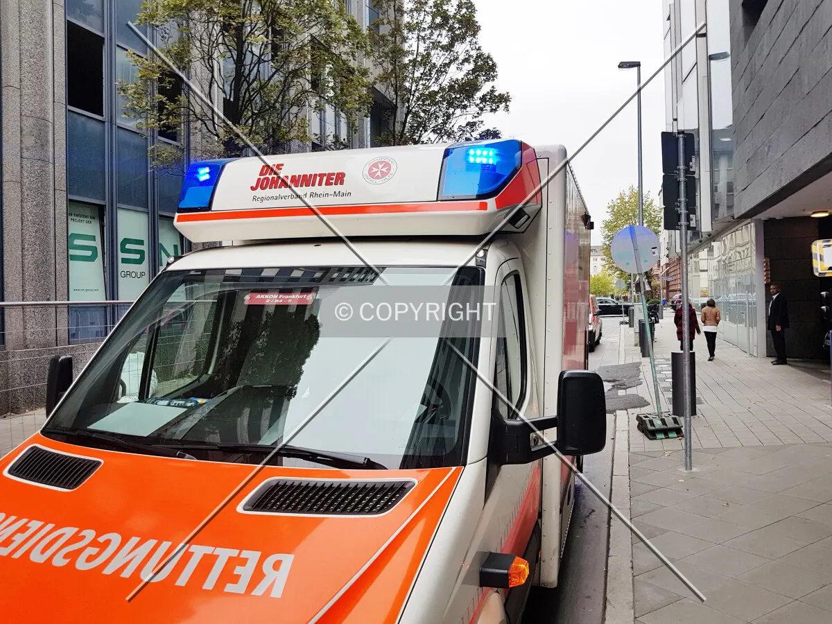 German ambulance vehicle