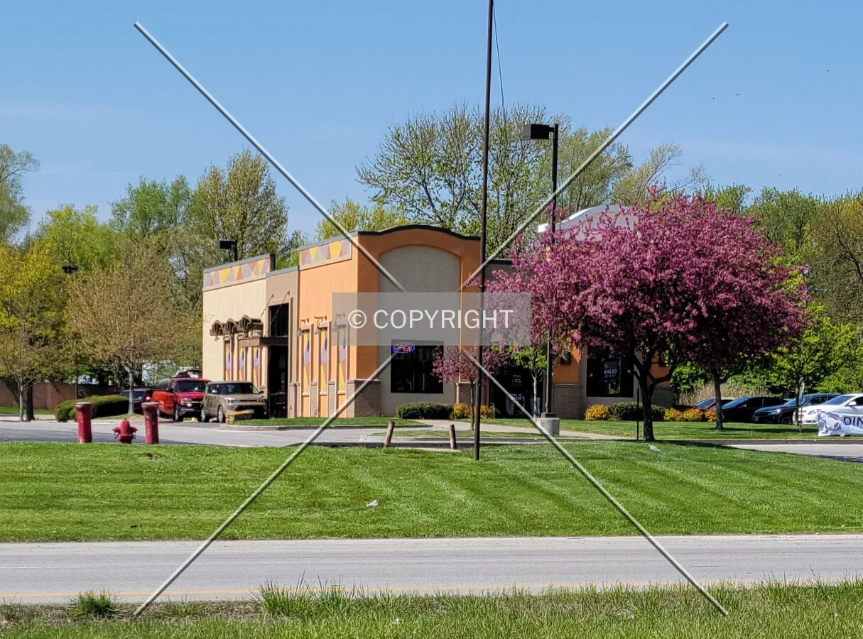 From the northeast; April 25, 2021