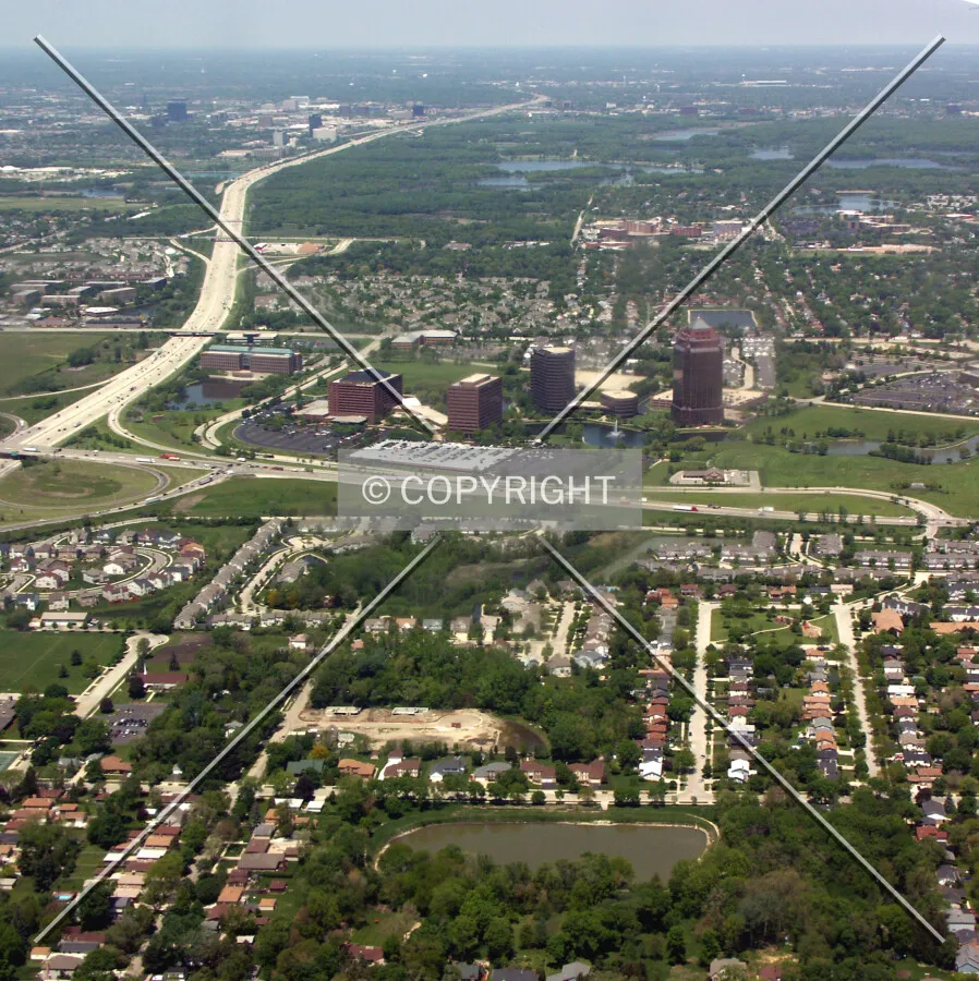 Aerial view from south