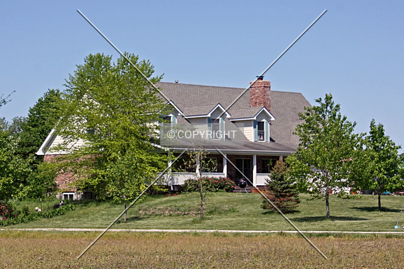 View from the southeast