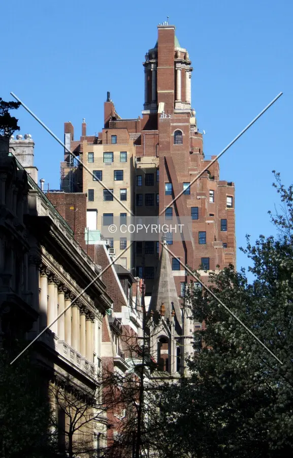View from the northwest along 73rd Street