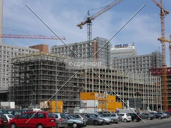 Detail of the construction area