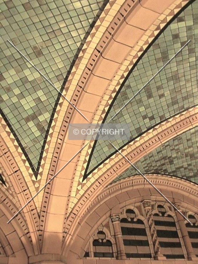Detail of lobby ceiling