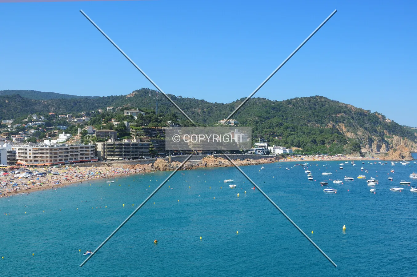Tossa's beach