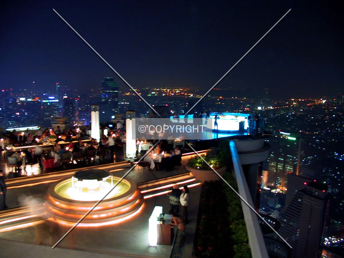 View of the rooftop restaurant - Sirocco
