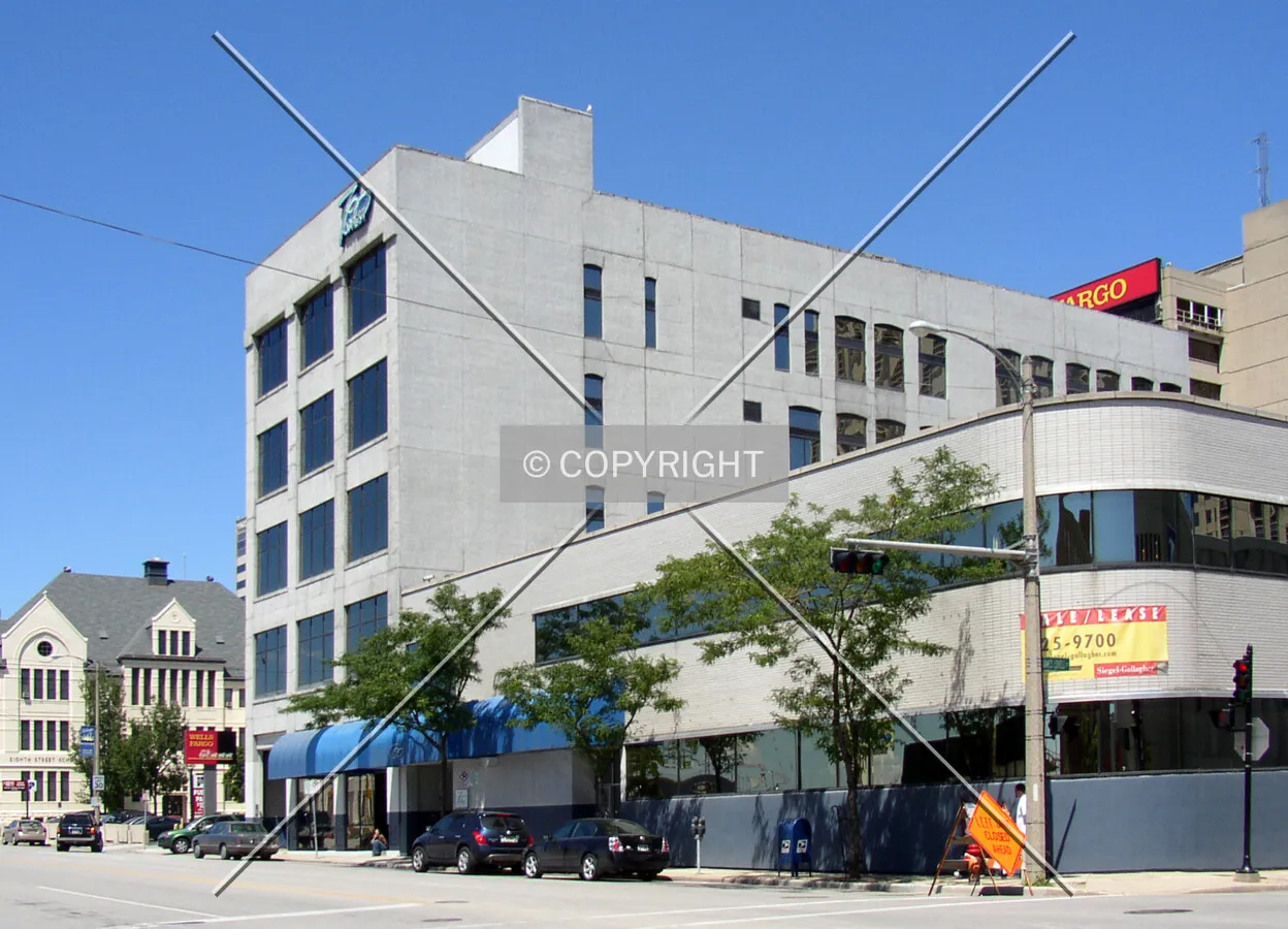 From across West Michigan Street to the southeast