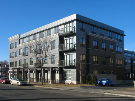 View to the northwest across West 28th Street