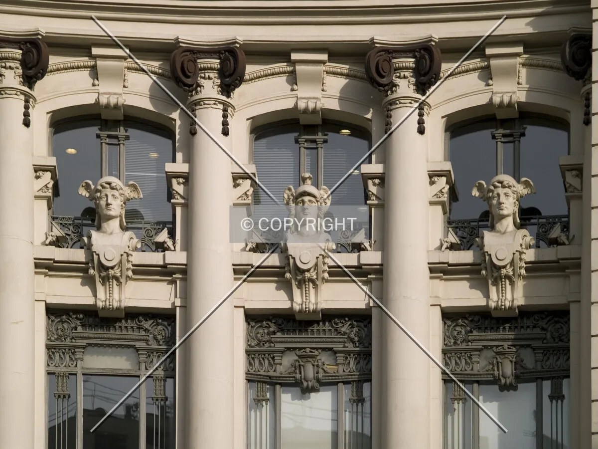 Detail of western façade