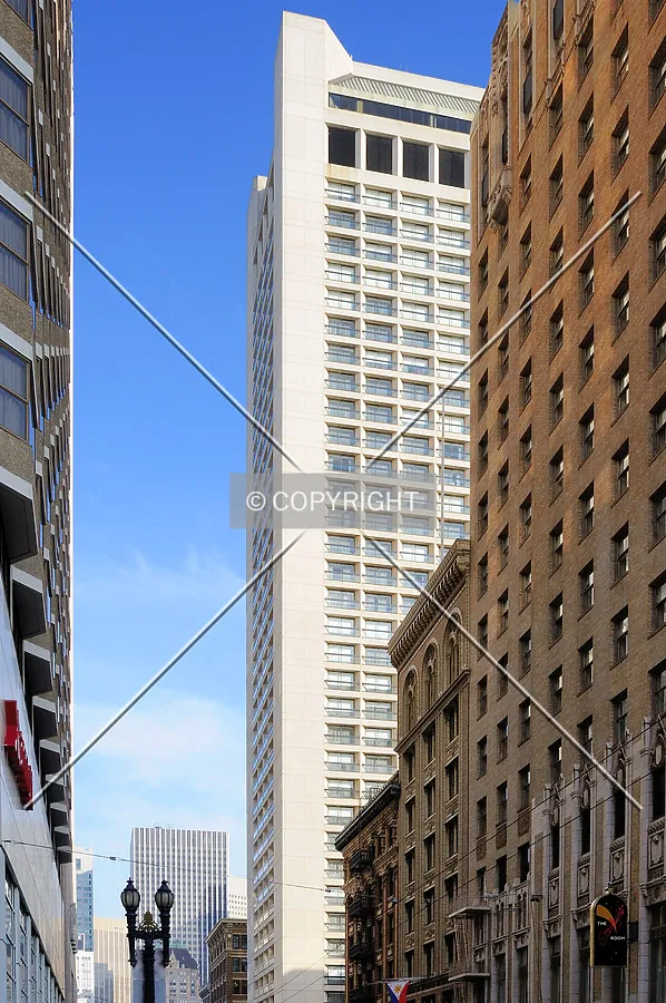 The Grand Hyatt Hotel in San Francisco, California. Close to the city downtown and the Union Square zone.