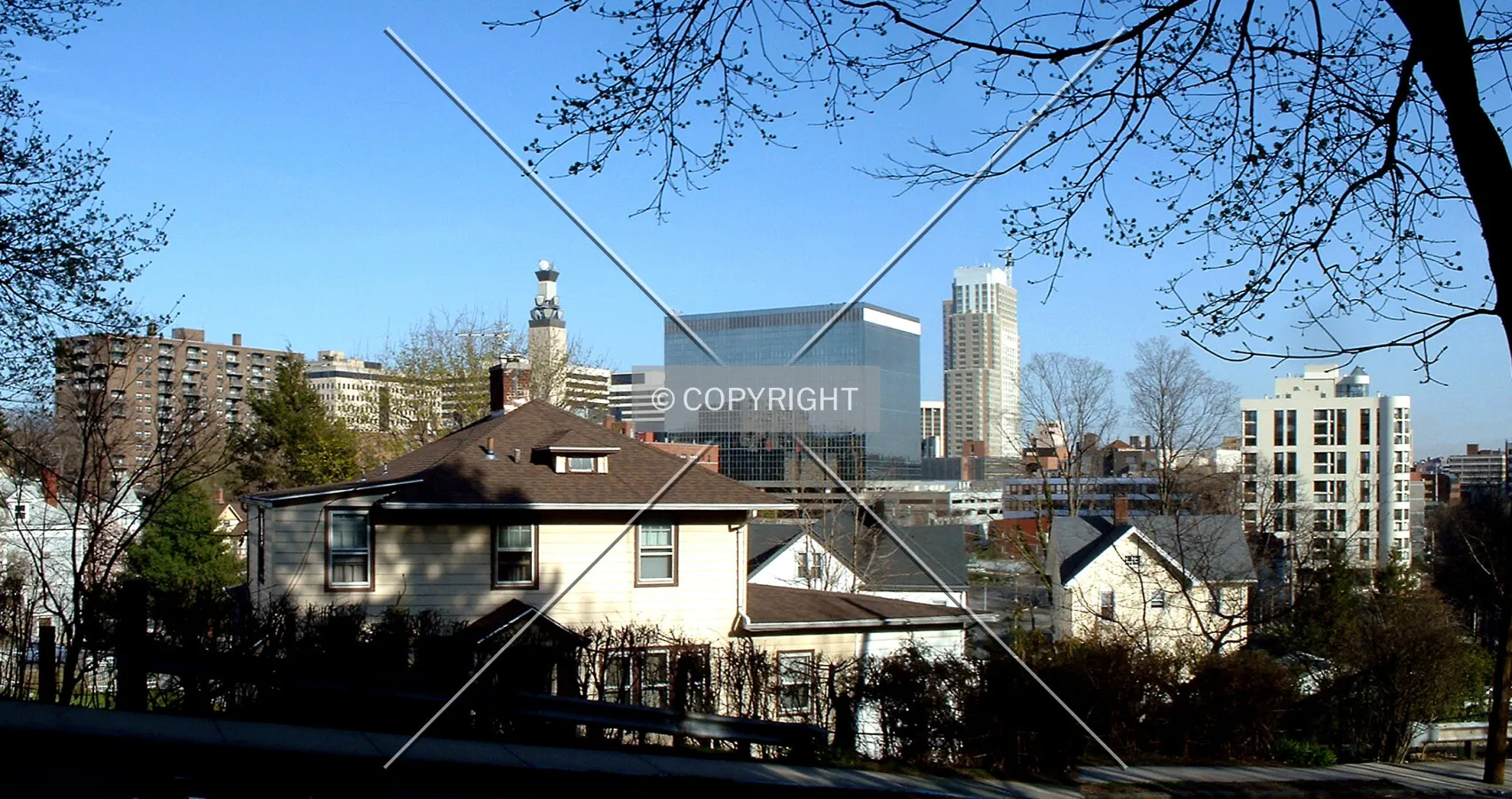 View from the northwest